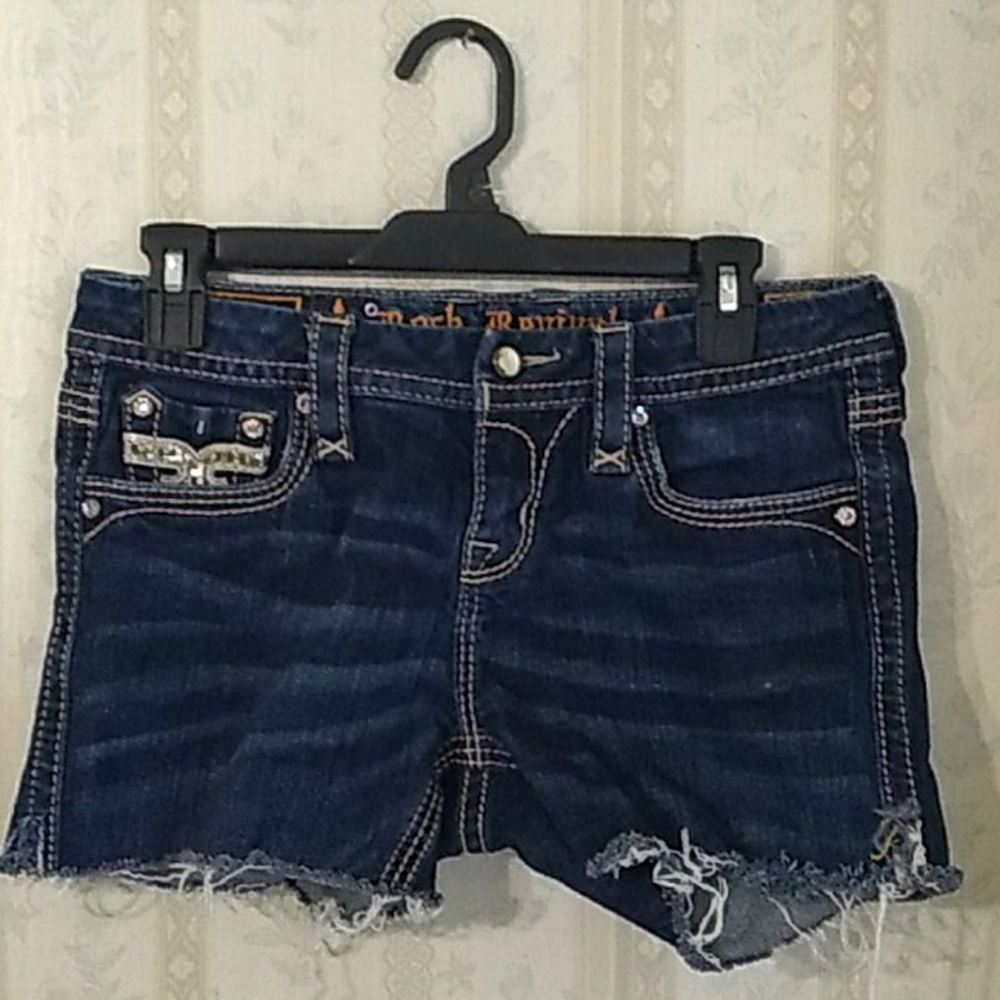 Rock Revival Mid-Rise Shorts